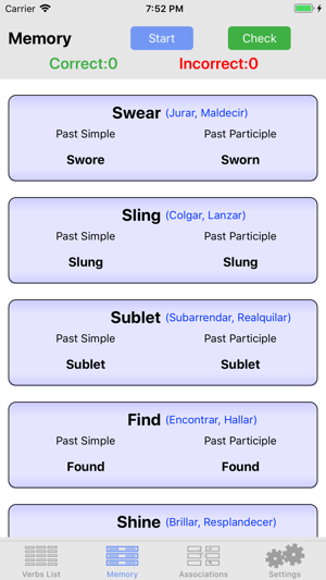 Verbos Irregulares en Inglés +(圖2)-速報App