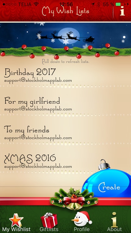 Wish list - Christmas