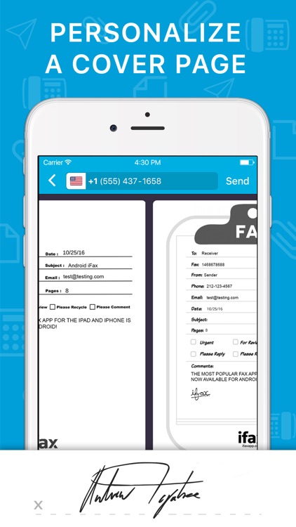 iFax: Send fax receive fax app screenshot-3
