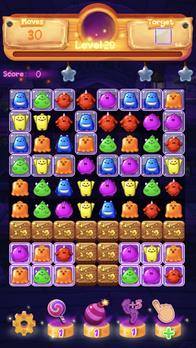 Moe Monster - Match 3 Puzzle screenshot 3