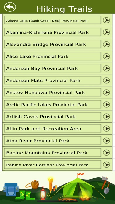 Canada Campgrounds & Trails screenshot 3