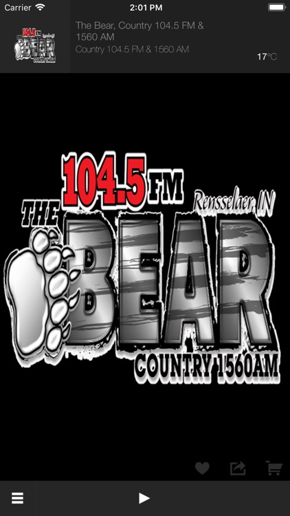 The Bear, Country 1560 WRIN-AM