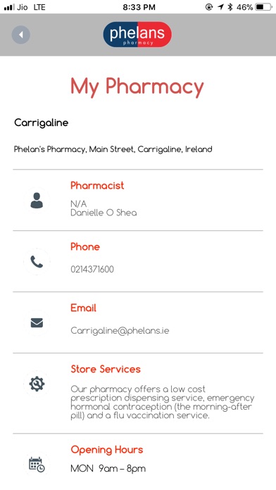 Phelans Pharmacy App screenshot 4
