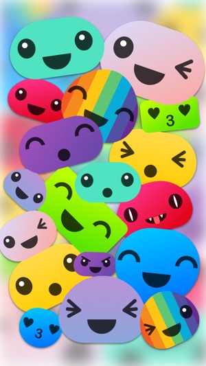 Nuala Stickers with Kawaii faces(圖3)-速報App