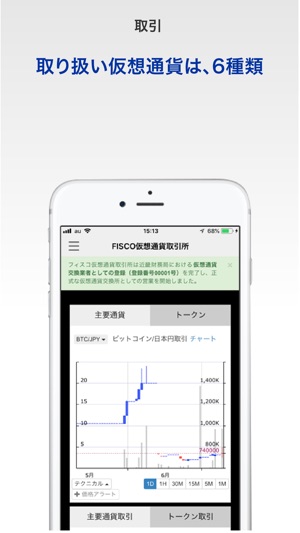 FCCE(フィスコ仮想通貨取引所) Screenshot