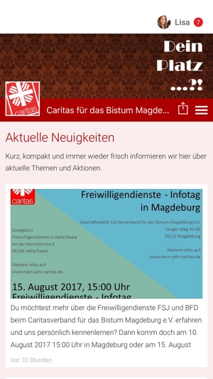 Caritas Freiwilligendienste MD(圖1)-速報App