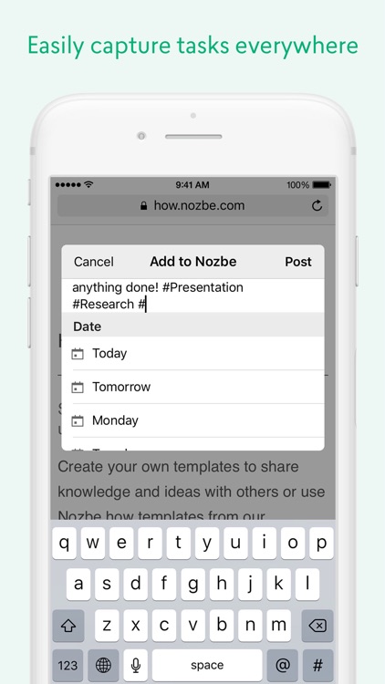 Nozbe: Productive team screenshot-4