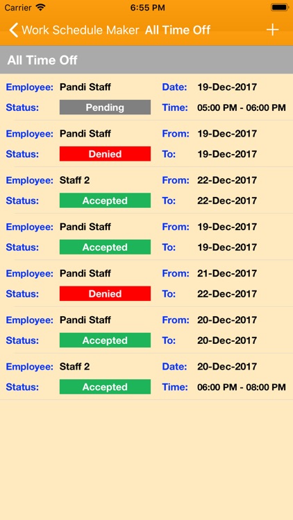 Work Schedule Maker screenshot-4