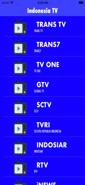 Indonesia TV Streaming(圖1)-速報App