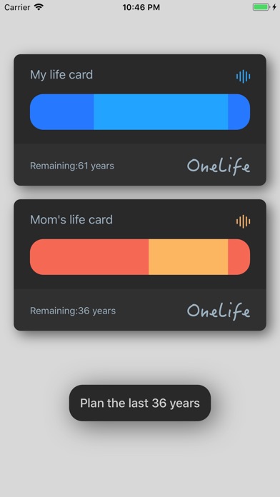 OneLife - Create life cards screenshot 3