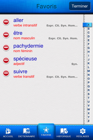 Dictionnaire de français screenshot 4