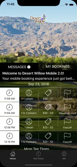 Game screenshot Desert Willow Golf Tee Times mod apk
