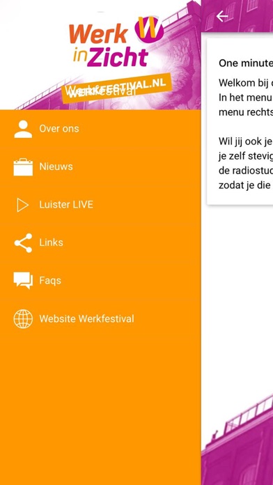 Werkfestival Radio screenshot 2