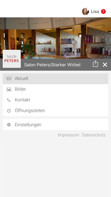 Salon Peters/Starker Wirbel