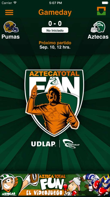 UDLAP Azteca Total Fan