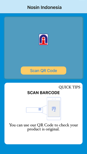 COSMETIC QR CODE SCANNER