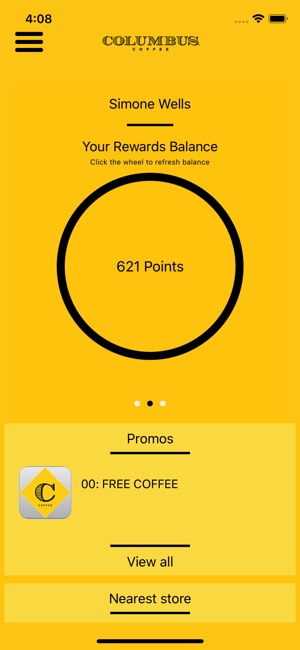 Columbus Coffee Rewards App(圖3)-速報App
