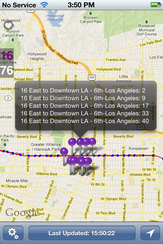 LA Next Bus screenshot 3
