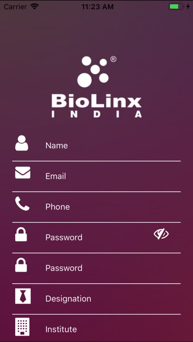 Biolinx screenshot 2