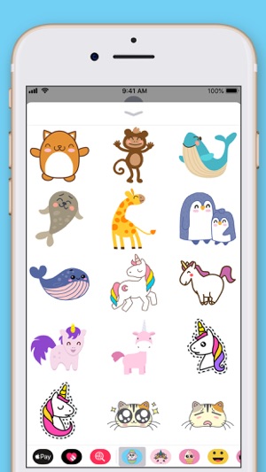 Cute Animals Kawaii Stickers(圖4)-速報App