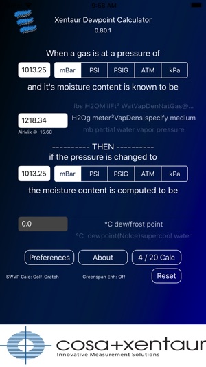 DewpointCal