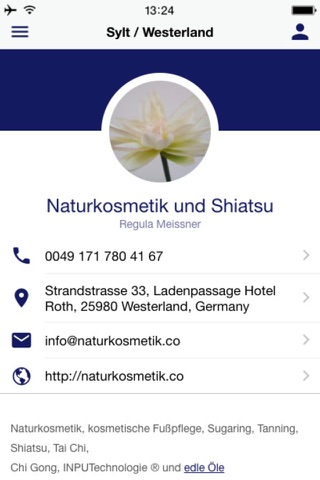 Naturkosmetik und Shiatsu screenshot 2