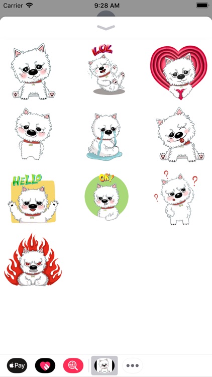 Westie stickers pack