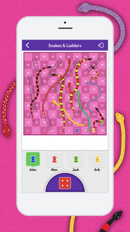 Snakes & Ladders -A Board Game
