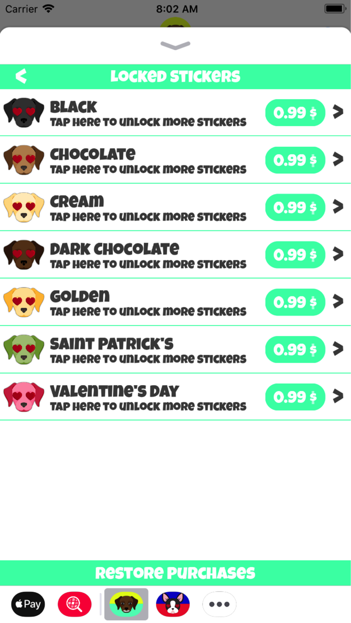 Labrador Emoji Stickers