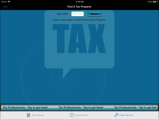 ASK A TAX PREPARER Tax Answers Free screenshot