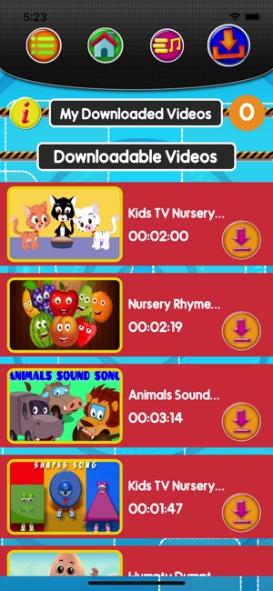 Nursery Rhymes World for Kids(圖2)-速報App