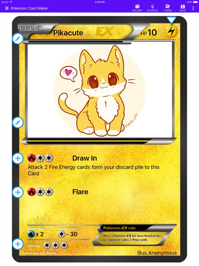 Card Maker Creator For Pokemon