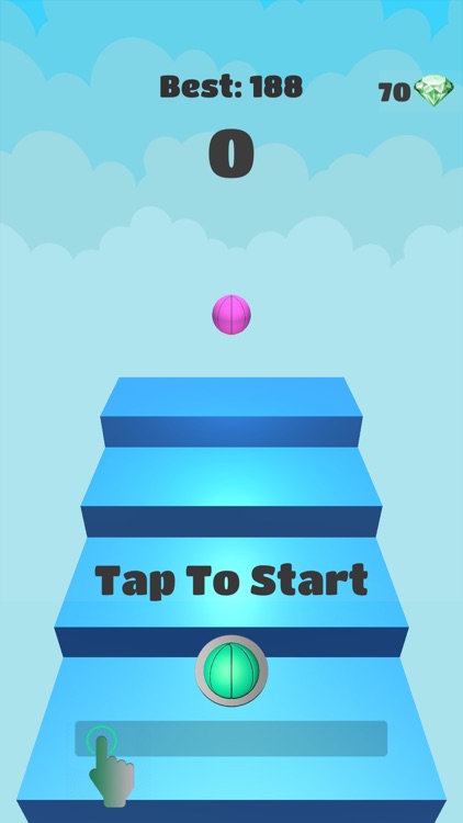 3D Dunk Stairs Trampoline Hoop screenshot-0