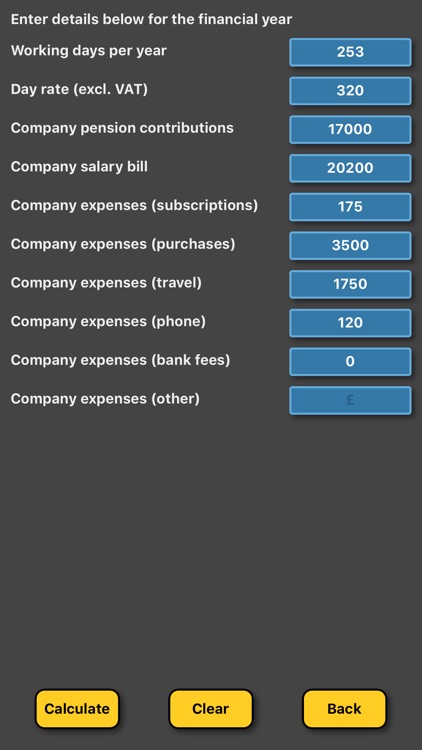 Contractor Corporation Tax