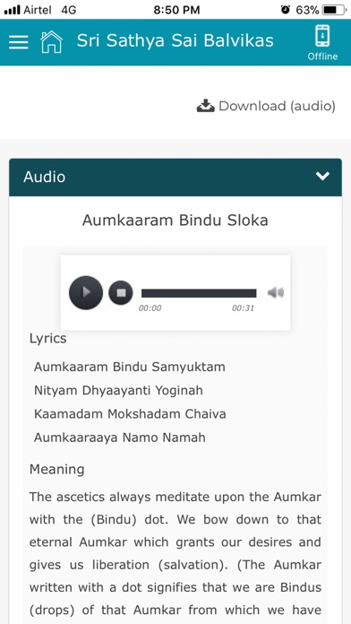 Sri Sathya Sai Balvikas screenshot 4