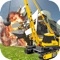 Drive a demolition crane and crash everything using giant wrecking ball