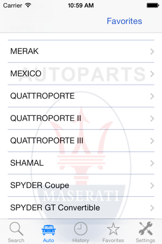 Autoparts for Maserati screenshot 4