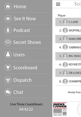 The News Junkie App screenshot 2