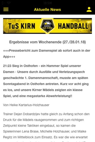 TuS Kirn Handball screenshot 2