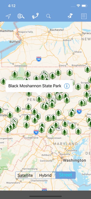 Pennsylvania State Parks map!(圖1)-速報App