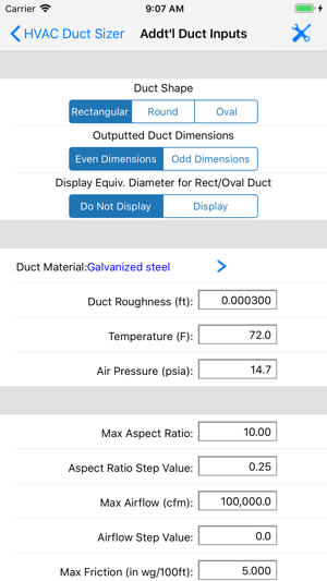 HVAC Duct Sizer(圖9)-速報App