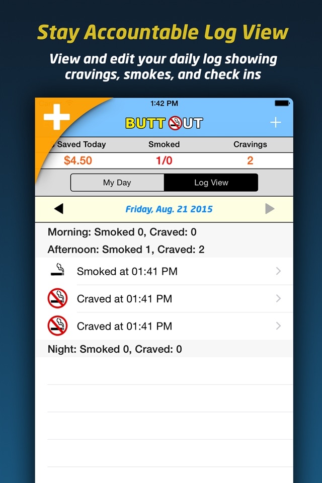 Quit Smoking - Butt Out Pro screenshot 4