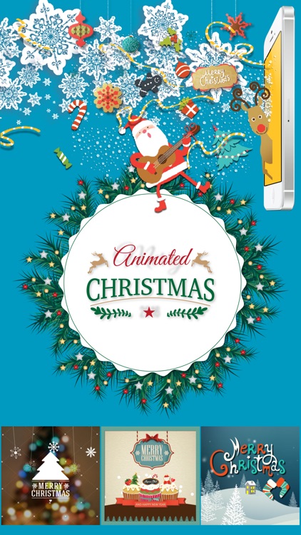 Animated Christmas Stickers -