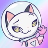 Astro Kitty! Stickers