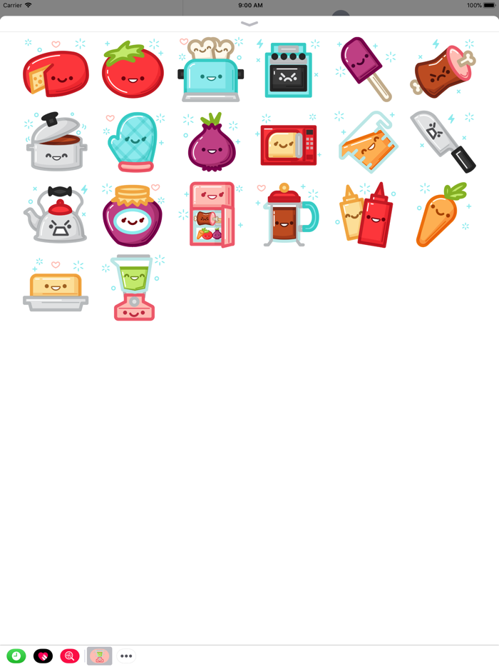 可爱的厨房可爱的厨房表情符号