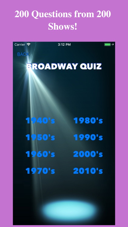 Broadway Quiz