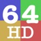 64 HD is a challenging puzzle game where you have to combine similar blocks