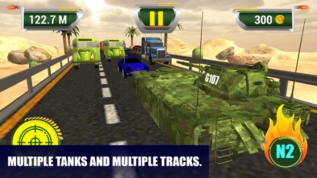 Tank Road Racing Combat & Traffic Rider Stunts(圖3)-速報App