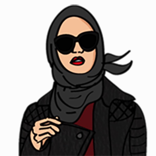 Pretty Hijab Girl For iMessage icon