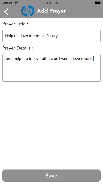 Take 5 Prayer Journal screenshot 4